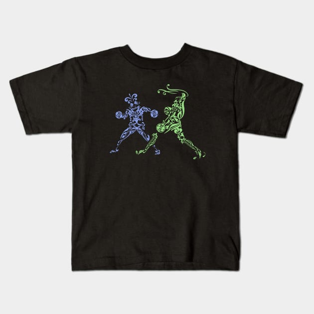 Faerie Fight Kids T-Shirt by CrypTee__